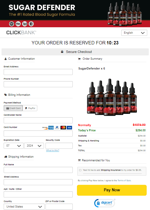 Sugar Defender-Secure-Checkout